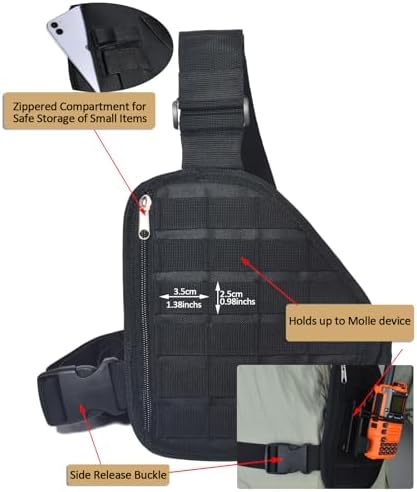 Vue 3 de Hys Harnais De Poitrine