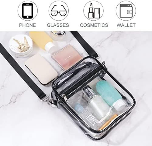 Vue 3 de Sacoche Transparente Sac