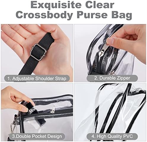 Vue 4 de Sacoche Transparente Sac