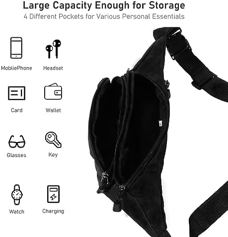 Vue 3 de Vinabo Sac Banane Femme