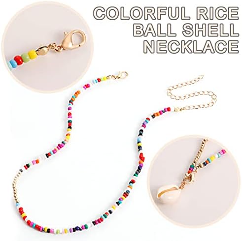 Vue 4 de Collier Boheme Coquillage