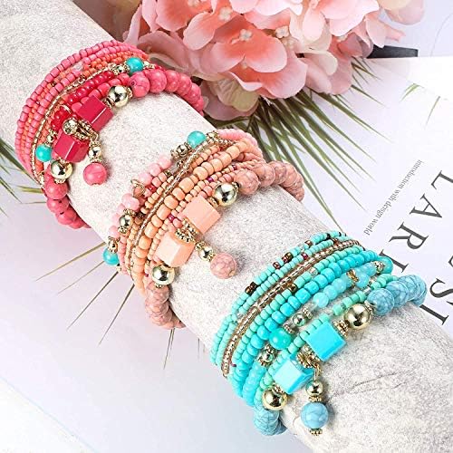 Vue 5 de Bracelets Boheme Perle