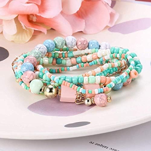 Vue 6 de Bracelets Boheme Perle