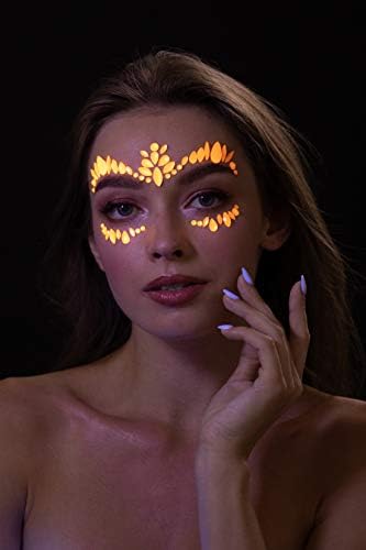 Vue 4 de Bijoux Fluo Visage