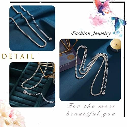 Vue 4 de Strass Chaine De Taille