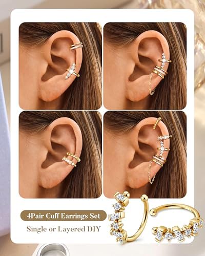 Vue 5 de Faux Percing Oreille