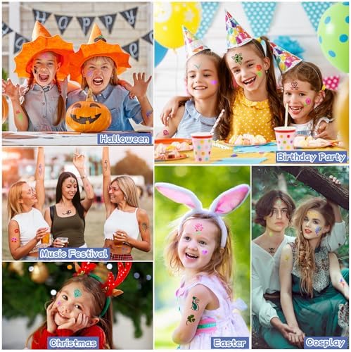 Vue 6 de Wecute Kit Tatouage Éphémère