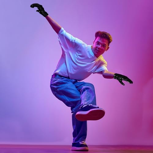 Vue 6 de Gants Paillettes Pour