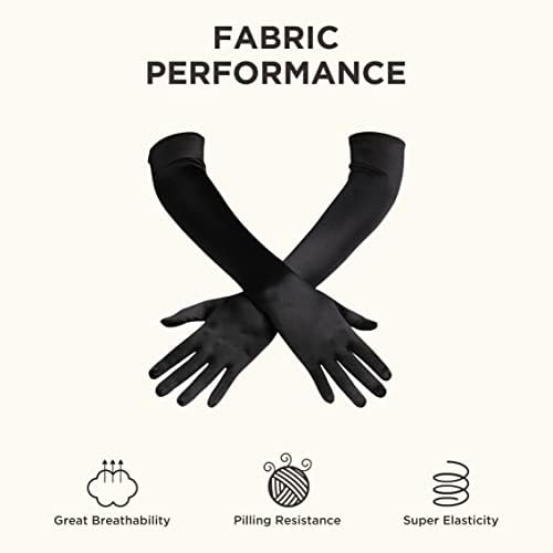 Vue 4 de Gant De Soiree Femme