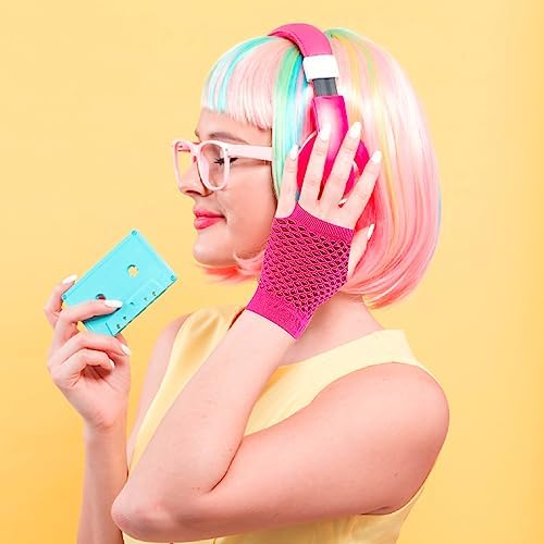 Vue 5 de Paires Gants Resille Neon