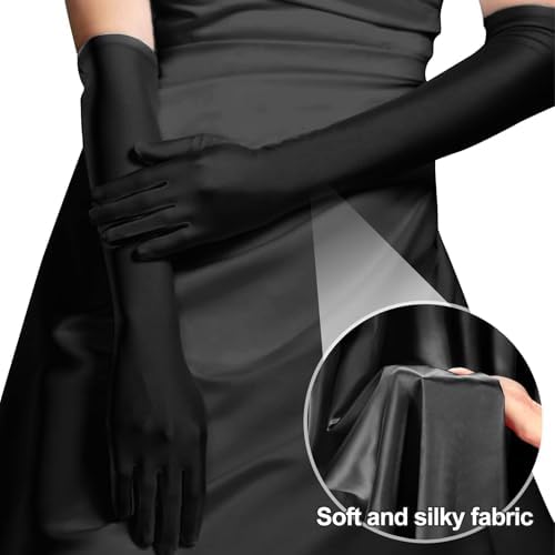 Vue 4 de Gants Longs Femme Gant