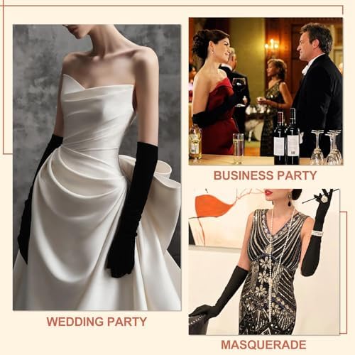 Vue 5 de Gants Longs Femme Gant