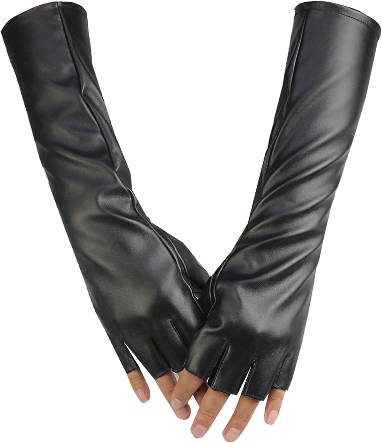 Gants Cuir Sans Doigts