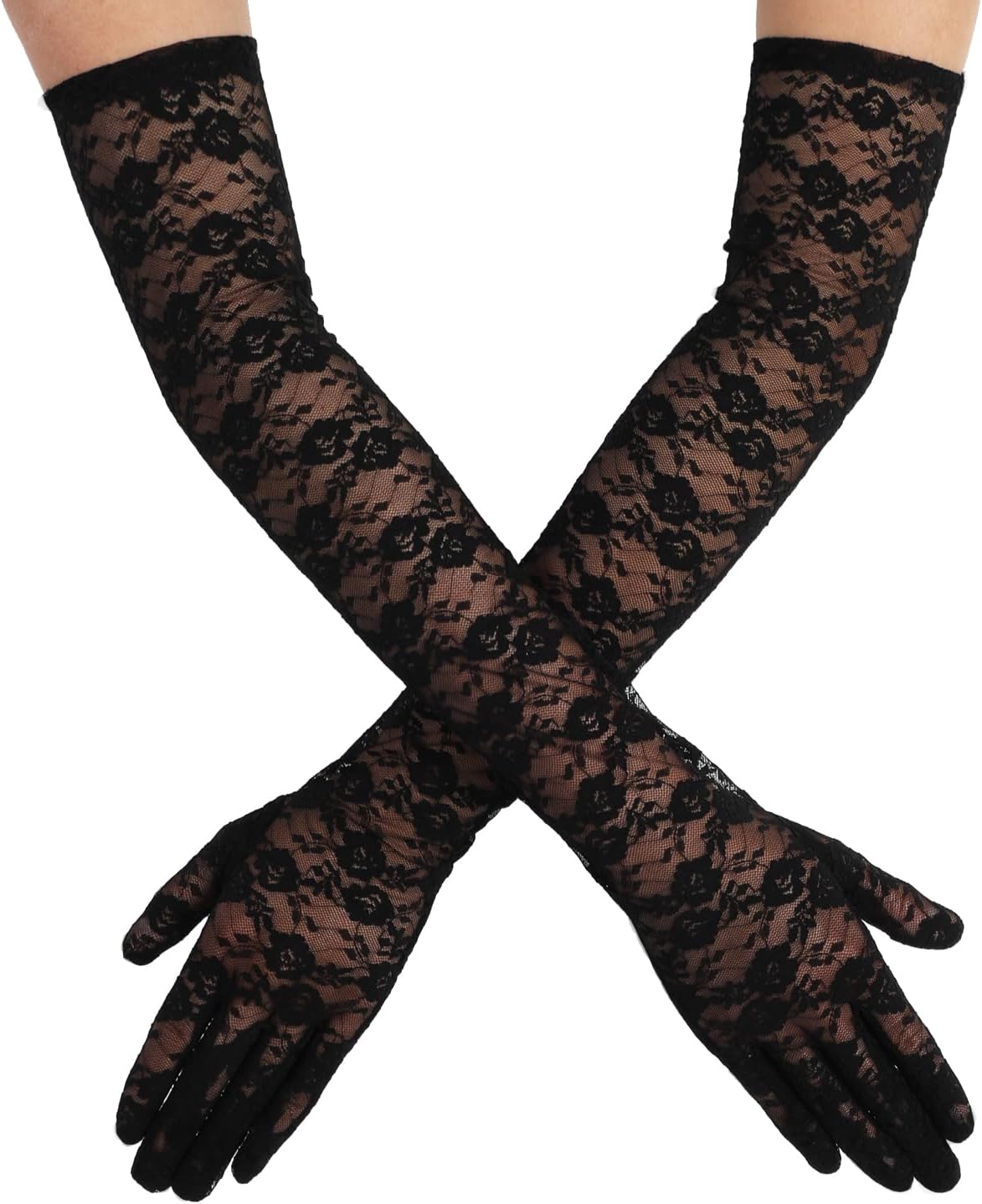 Gants Longs En Dentelle