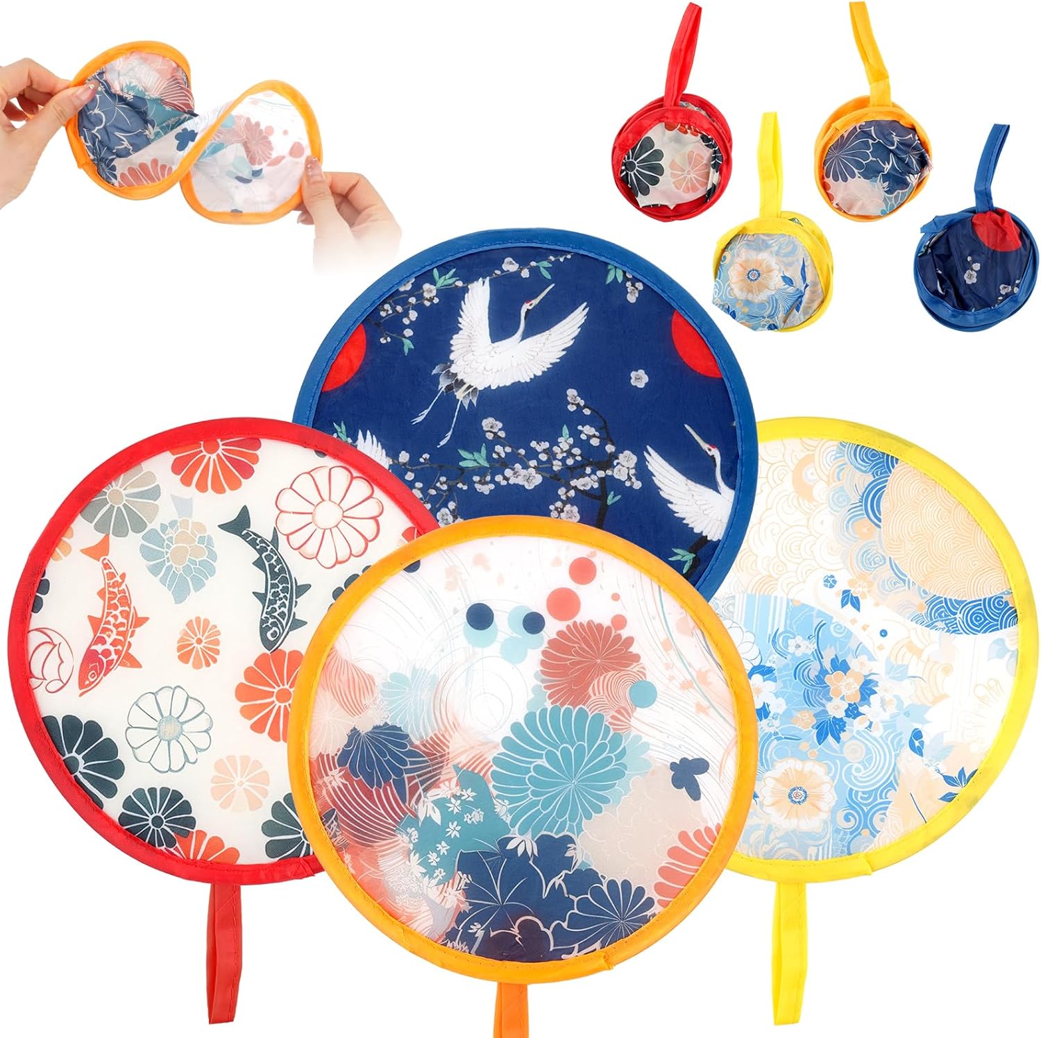 Lot De Eventails Pliables