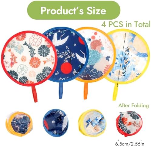 Vue 2 de Lot De Eventails Pliables