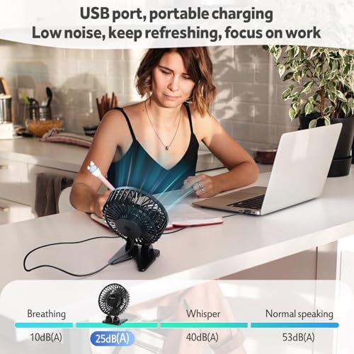 Vue 6 de Bigqin Mini Ventilateur Portable