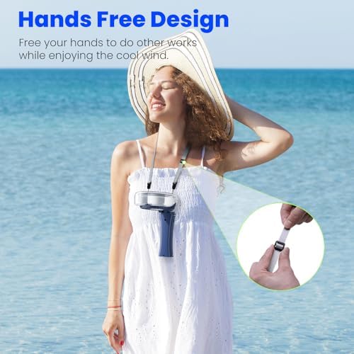 Vue 6 de Handfan Ventilateur Brumisateur Portable