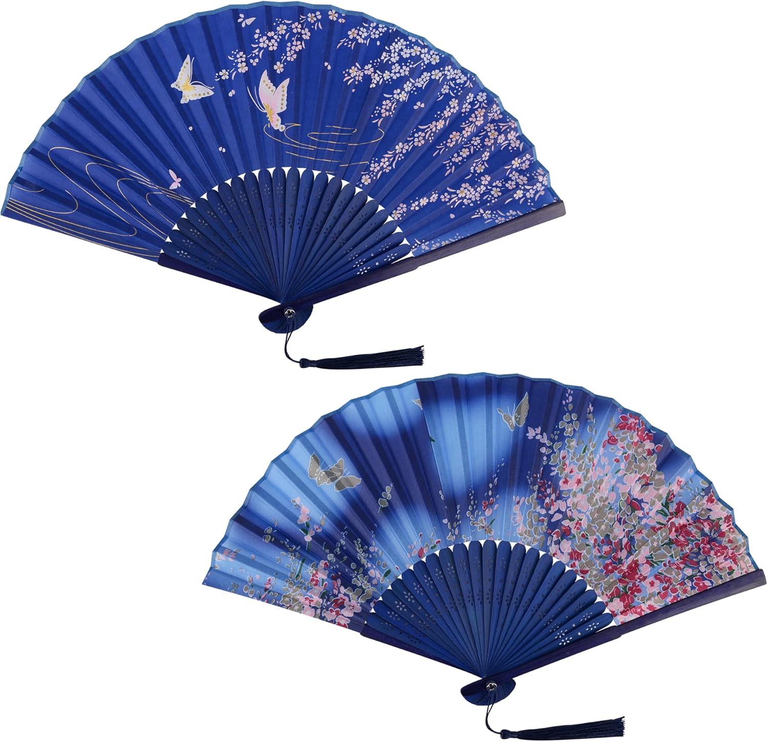 Awcigg Japonais Eventail Tissu