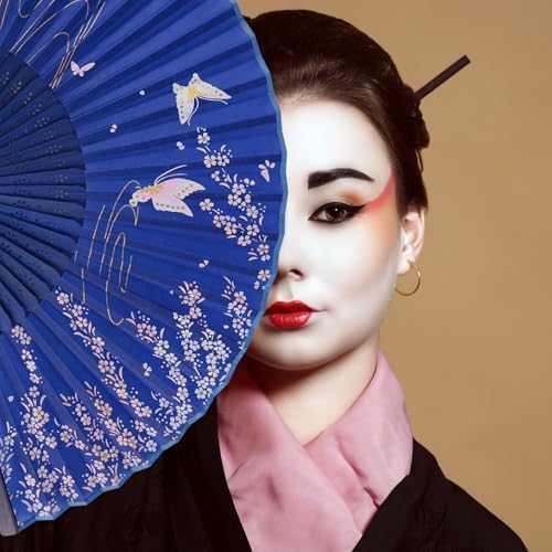 Vue 5 de Awcigg Japonais Eventail Tissu