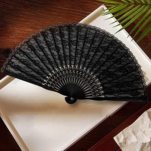 Vue 7 de Izoel Eventail Mariage Dentelle