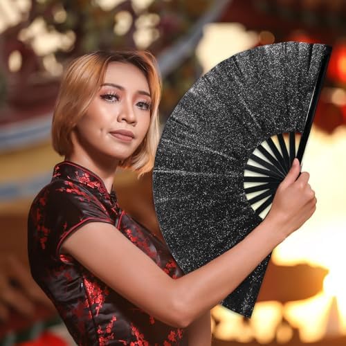 Vue 7 de Qyeahkj Grand Eventail Pliable