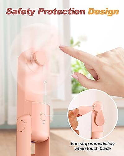 Vue 4 de Ventilateur Portable Recharge Usb