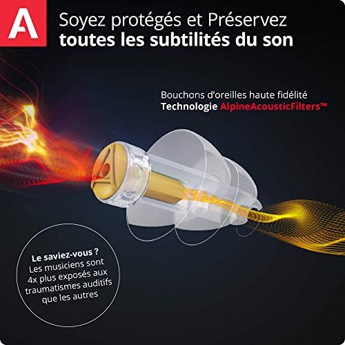 Vue 4 de Alpine Musicsafe Bouchons Doreilles