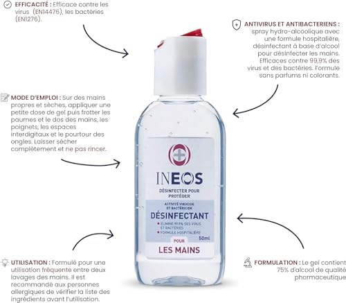 Vue 4 de Ineos Hygienics Gel Hydroalcoolique