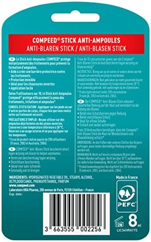 Vue 4 de Compeed Stick Antifrottements Antiampoules