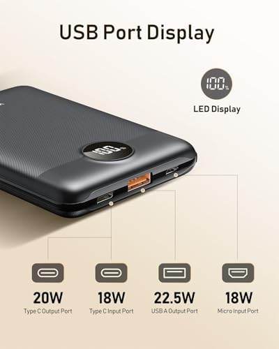 Vue 6 de Batterie Externe Mah Veektomx