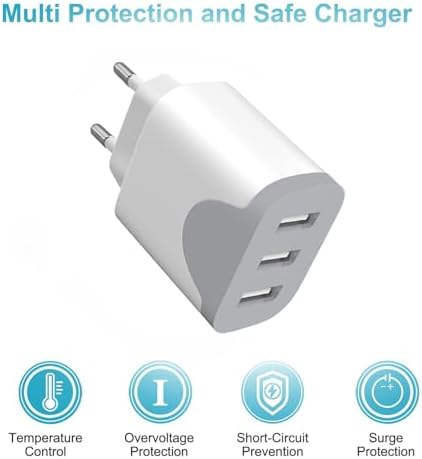 Vue 3 de Chargeur Usb Pack Prise