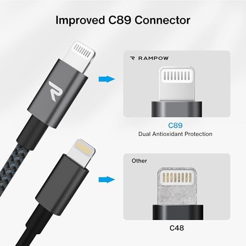 Vue 2 de Rampow Cable Iphone Cmft