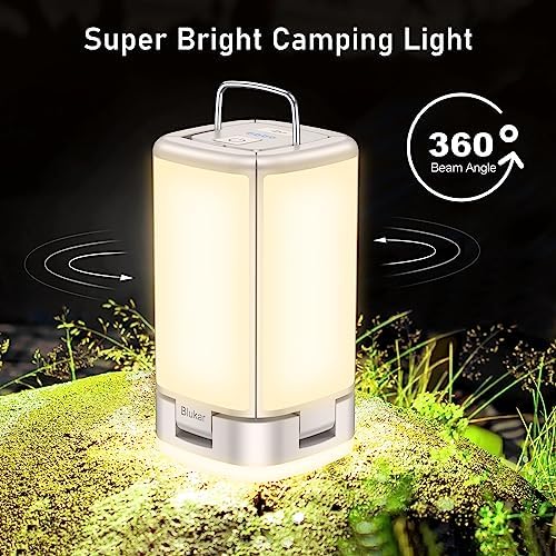 Vue 2 de Blukar Lanterne Camping Rechargeable