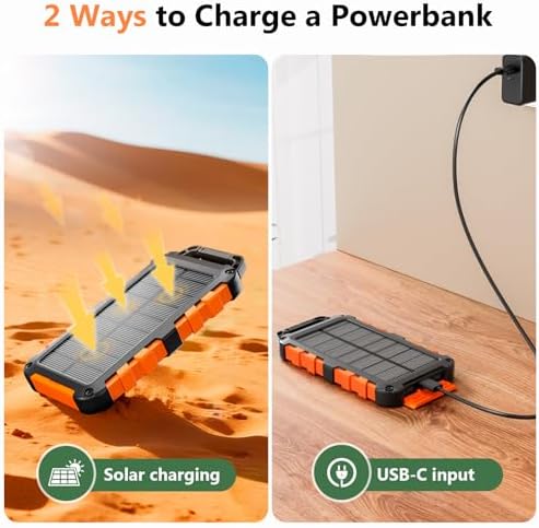 Vue 6 de Batterie Externe Solaire Mah