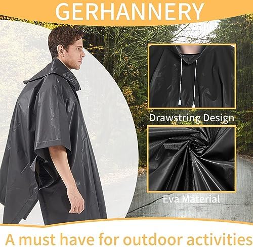 Vue 6 de Pcs Poncho Pluie Impermeable