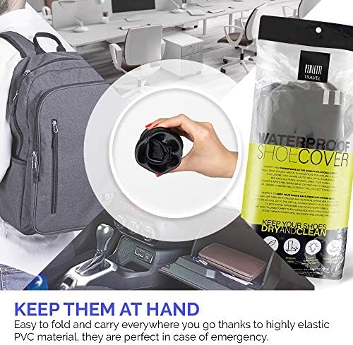 Vue 7 de Travel Couvre Chaussures Noir