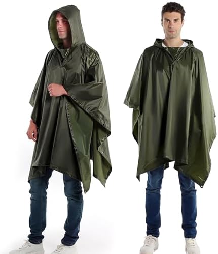 Vue 6 de Poncho Pluie Impermeable Avec