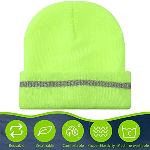 Vue 4 de Bonnet En Tricot Reflechissant