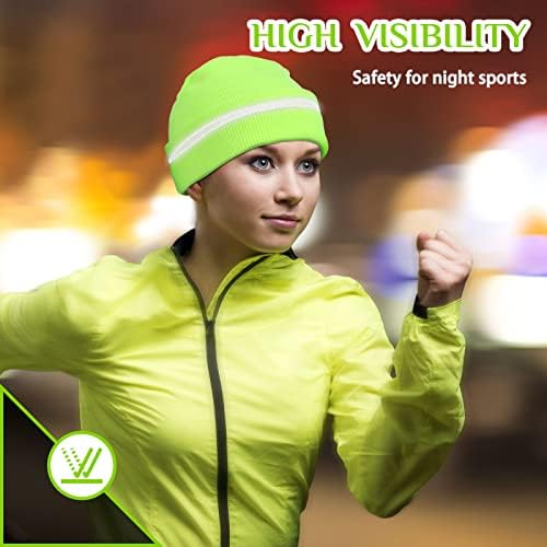 Vue 6 de Bonnet En Tricot Reflechissant