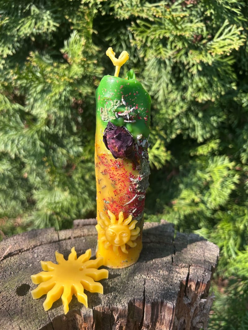 Ostara Świeca zawijana