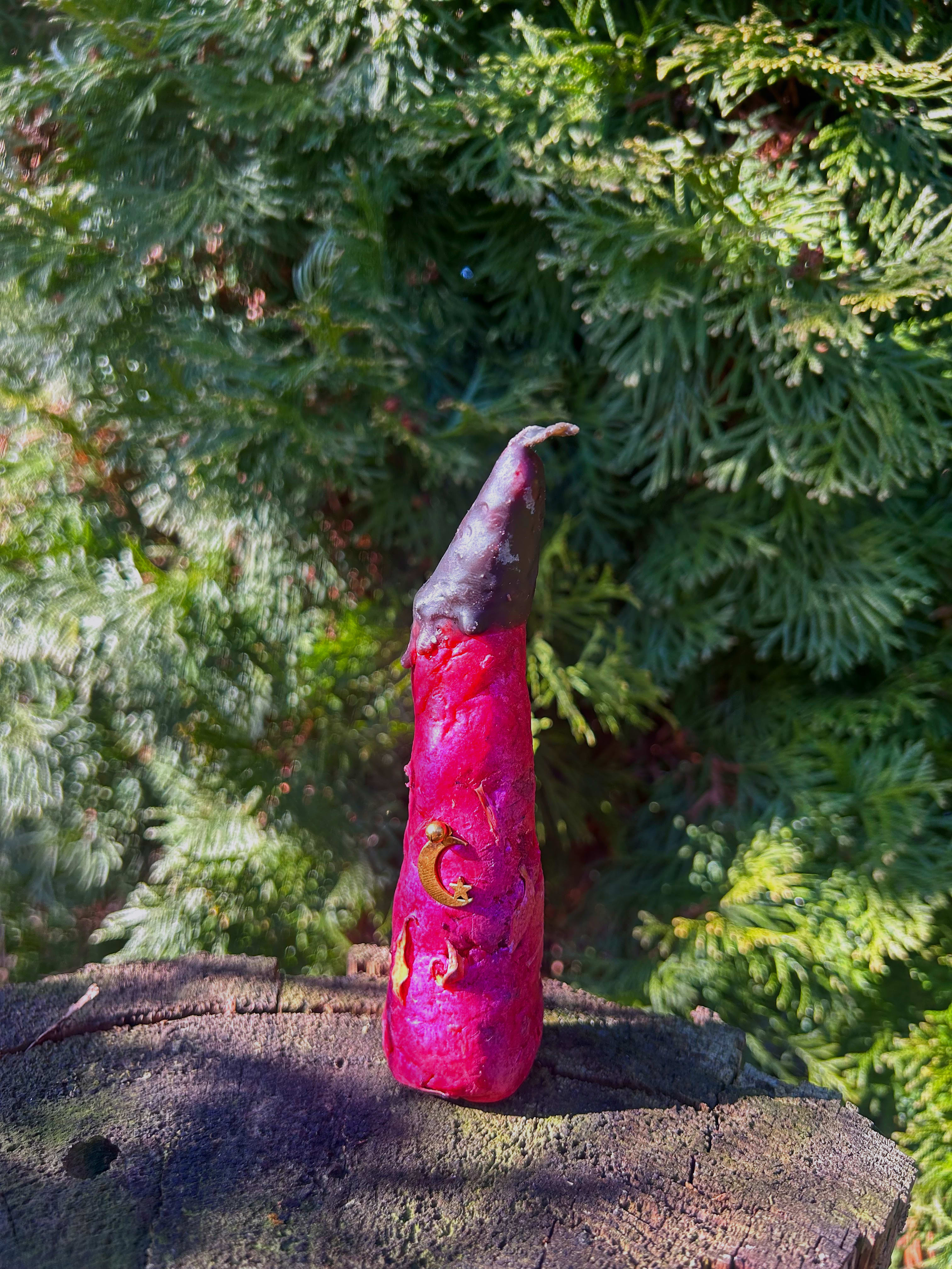 Świeca ręcznie kulana