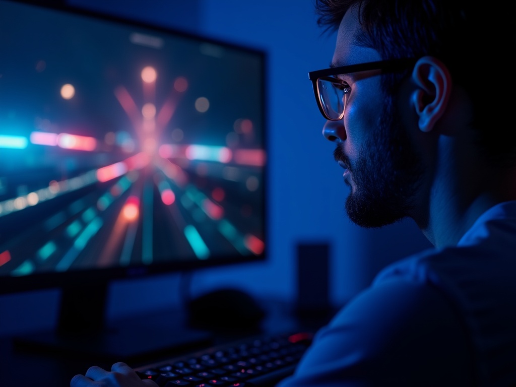 Luz azul y gaming: cómo proteger tu vista y rendimiento