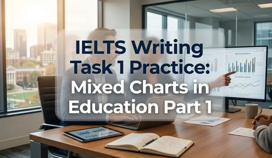 IELTS Writing 1 Mixed Charts in Education Part 1