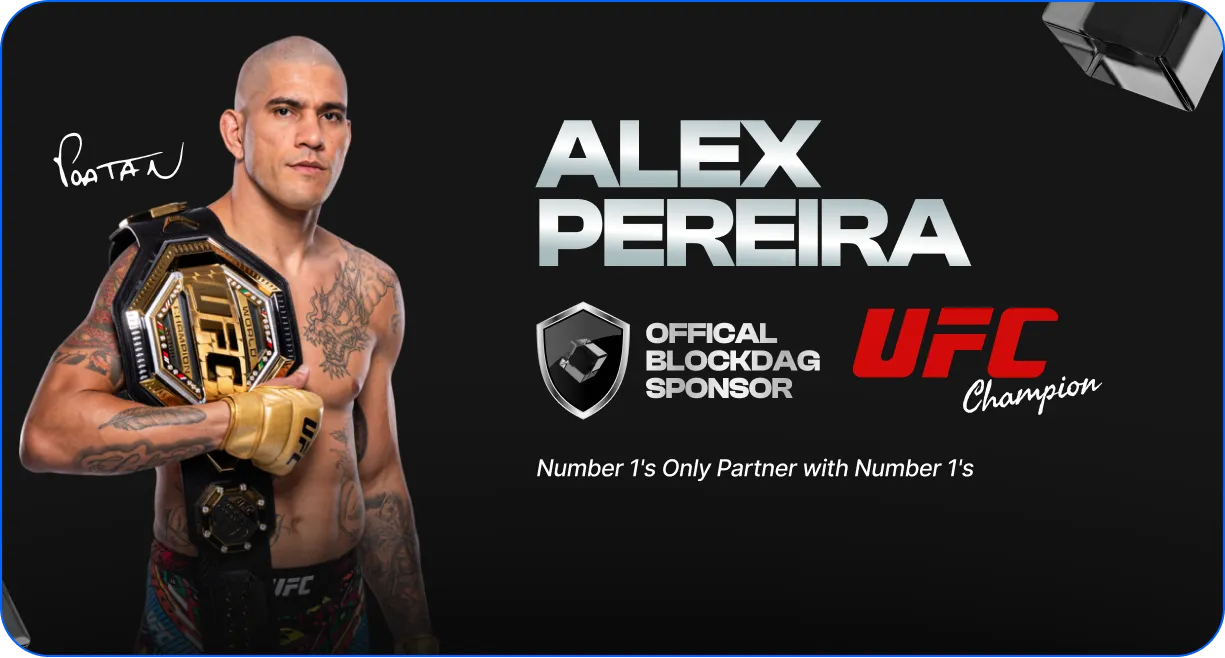 Guess What? Alex Pereira is Now Part of #TEAMBlockDAG
