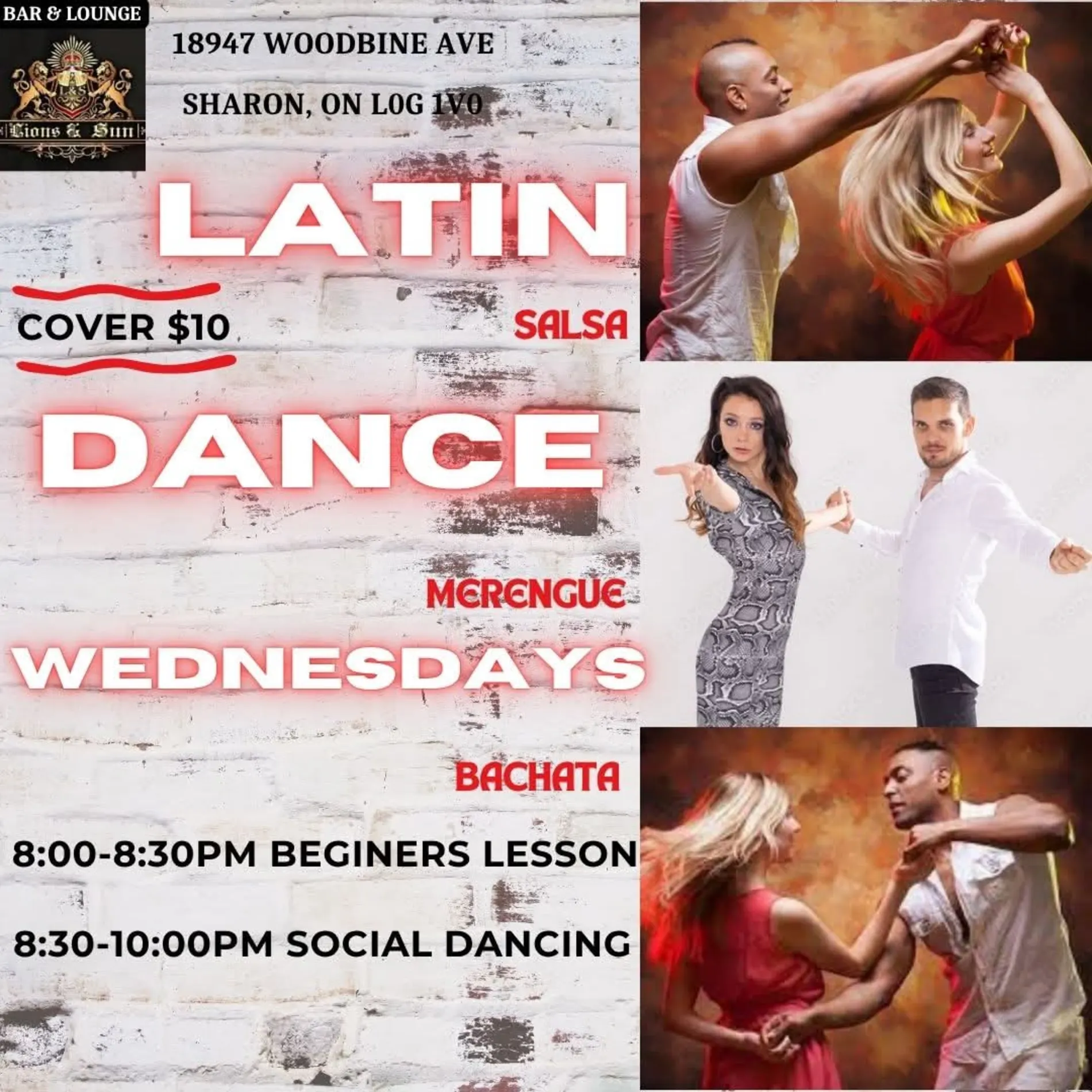 Newmarket Latin Dance Wednesday