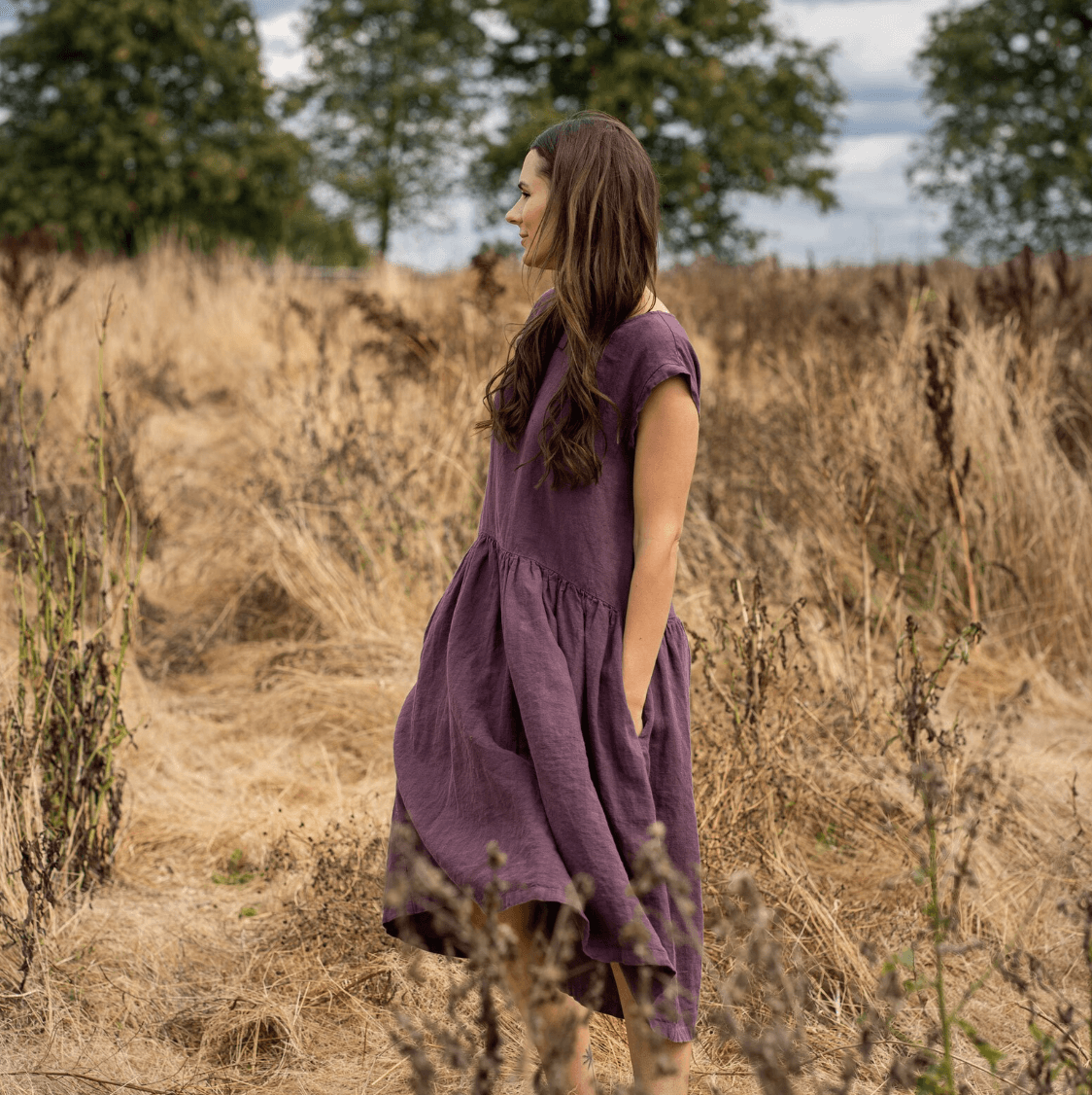 Purple Night Shirt – Aesthetic Clothing