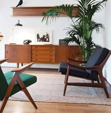 The beauty of natural wood veneer in mid-century modern design