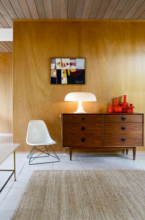 The beauty of natural wood veneer in mid-century modern design