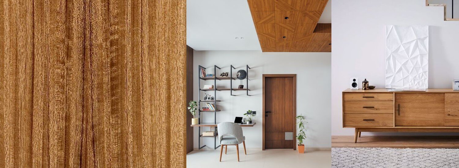 The beauty of natural wood veneer in mid-century modern design